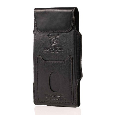 MATADOR iPhone SE 2020 6 6s Leder Gürteltasche Hülle Case Tasche Etui Schwarz