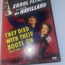 THEY DIED WITH THEIR BOOTS ON DVD ~ERROL FLYNN ~ KOREAN IMPORT