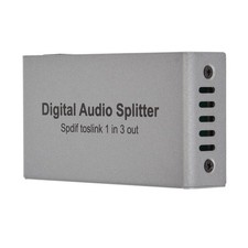 1x3 SPDIF Optical Splitter Supports LPCM2.0 DTS For Dolby AC3 Digital Optica New