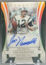 Joe Namath 2025 Immaculate Collection Auto /49 New York Jets