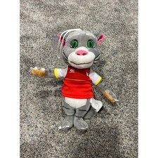 Camiseta de fútbol Talking Tom Plush Umbro Independiente Santa Fe gris gato 10 pulgadas