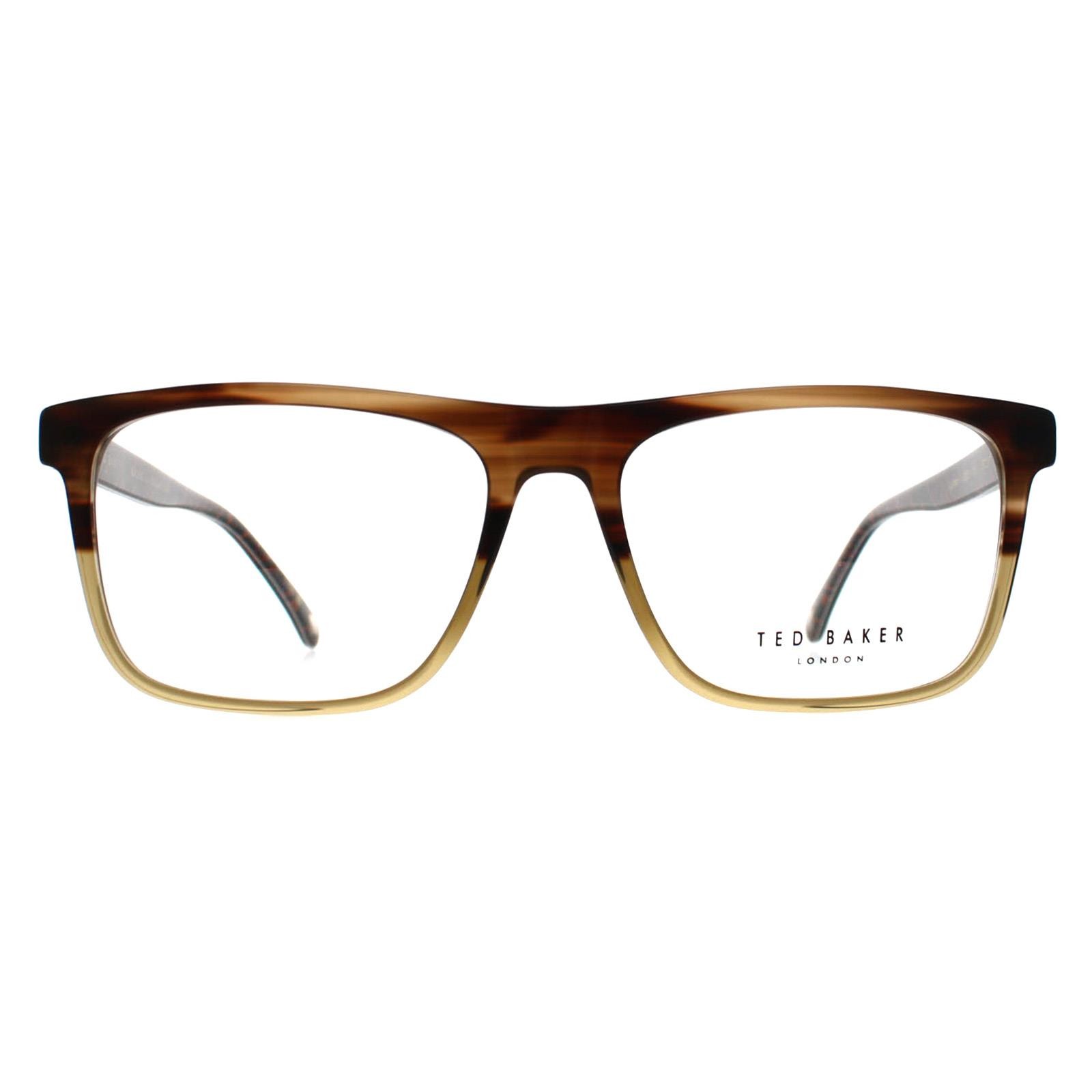 Ted Baker Glasses Frames TB8253 Lyman 118 Brown Horn Men