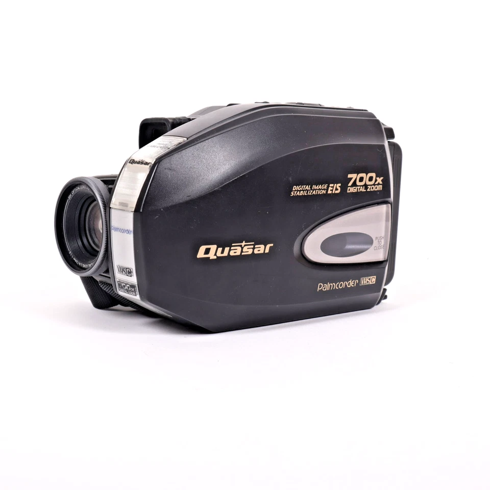 Quasar VM-D52 VHS-C Palmcorder 700x Zoom w/ Battery/Charger - 401 - Image 2 of 4