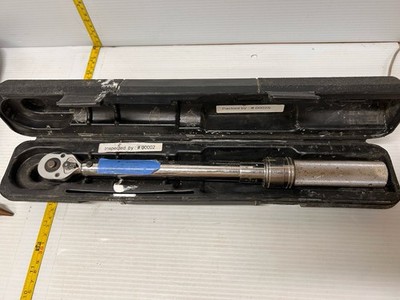 Wright Tool 3477 3/8'' Drive Click Torque Wrench w Ratchet Handle with Case