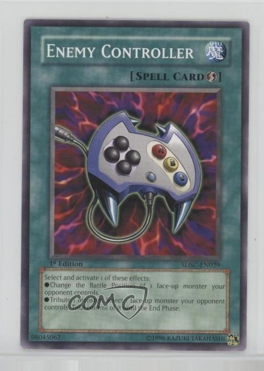 Enemy Controller 1st Ed. YuGiOh Spellcasters' Command Structure Deck #SDSC-EN029