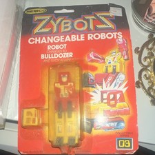 Remco Zybots Changeable Robots Robot to Bulldozer Vintage Toy