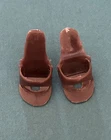 #1 Vintage Barbie Doll Brown Heels With Holes Japan