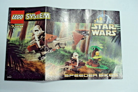 Lego Star Wars 7128 -Speeder Bikes - Used, 3 Minifig + Manual, No Box, Free S/H
