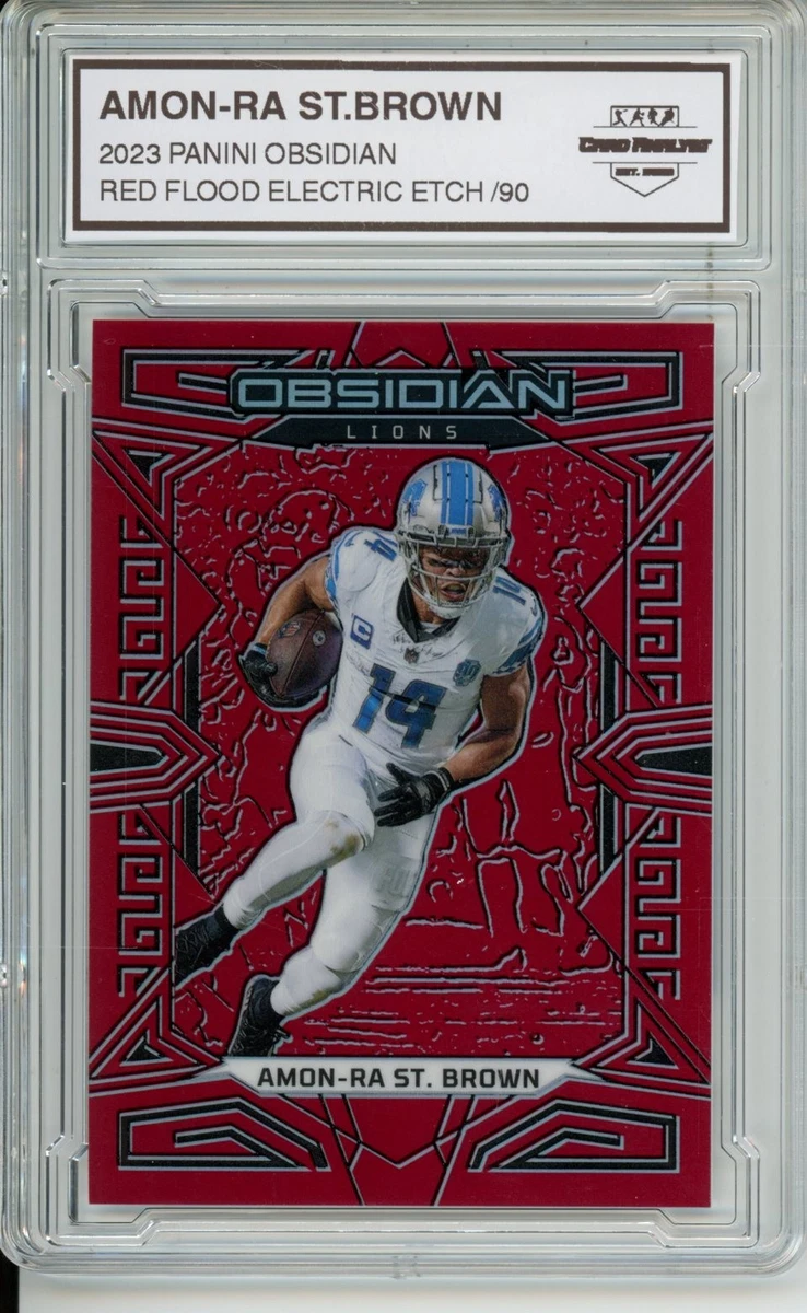 2023 Panini Obsidian Amon-Ra St. Brown #34 for sale | eBay 2023 Panini Obsidian Amon-Ra St. Brown #34 for sale | eBay