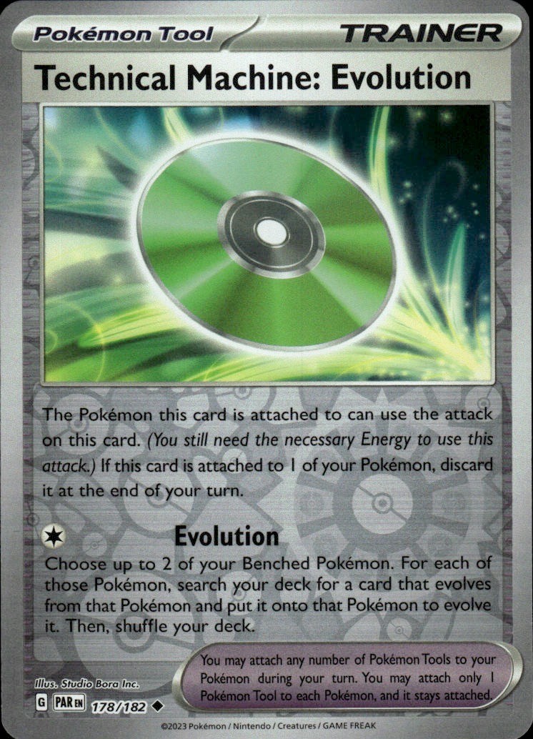 Technical Machine: Evolution 178/182 Paradox Rift Pokemon Reverse Holo NM