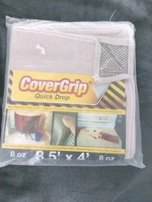 Covergrip 3.5 Foot X 4 Foot 8 Ounce Slip Resistant Quick Drop Cloth Washable New