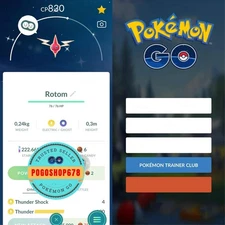 Pokémon PTC Go - Shiny Rotom ✨ Mini 80k Stardusts