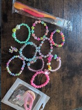 Toddler Bundle 9 Bracelets Best Friends Cat Necklace Hair Tie Toothbrush New