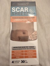 2x nuvadermis scar Silicone sheets treatment-8 Reusable Sheets -exp 05/2027