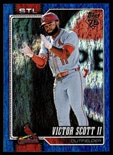 2026 Topps #221 Victor Scott II Purple Holo Foil #/250