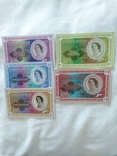 Lot of 5 Gorgola Islands Fantasy banknotes 5-100 pounds