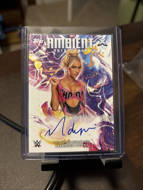 Maxxine Dupri 2025 Topps Exalted WWE Ambient Autographs On Card Auto