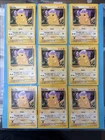 2000 Pokemon Pikachu (9) Card LOT 087/130 Base Set 2 Vintage EX. Condition