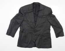 Getragene graue Herrenjacke Anzugjacke Größ...