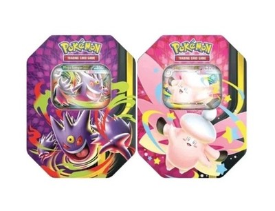 Pokemon Mega Moonlit Tin Mega Clefable OR Gengar Tins Sealed