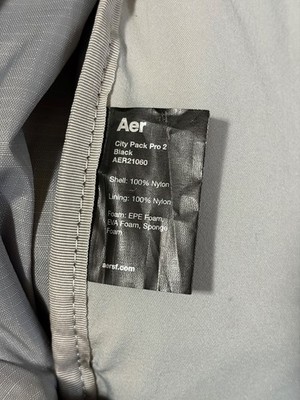 Aer City Pack Pro 2 24L (2025) Backpack Black Cordura Ballistic Nylon