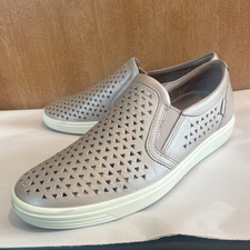 Ecco Soft 7 Womens EU 41 US 10 Laser Metallic Pink Leather Slip On Casual Shoes