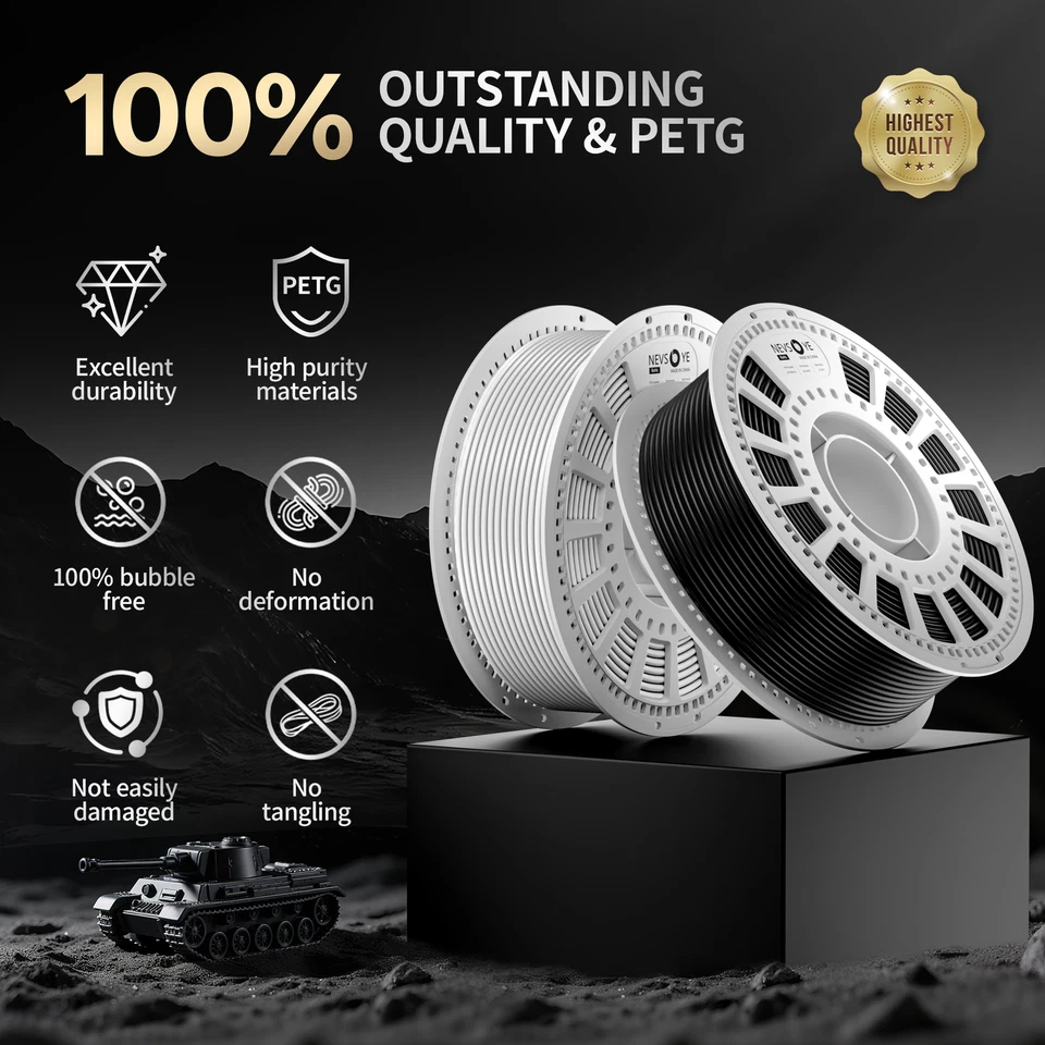 🔥【COMPRA 2 OBTÉN 3】PLA+ PLA Mate Brillo SEDA PETG TPU Impresora 3D Filamento 1KG 1.75mm Foto 4 de 4