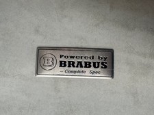 Logo Scritta Posteriore Smart Brabus 453 Argento Fortwo E Forfour