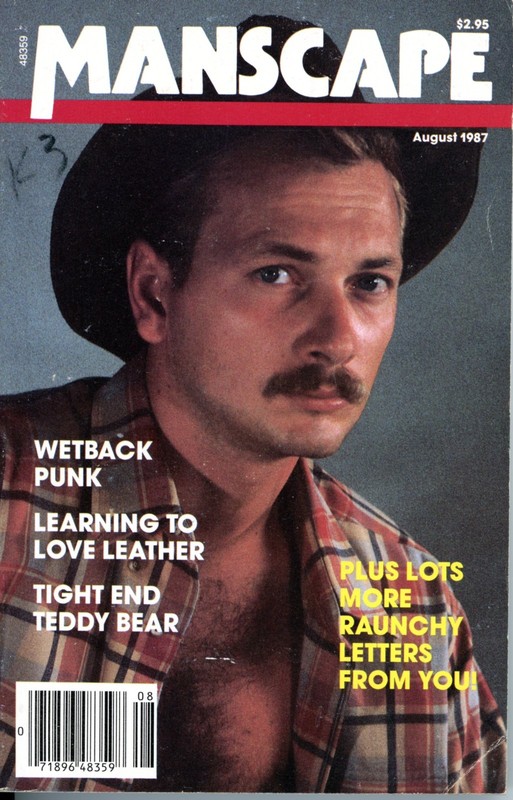 Manscape Magazine Gay Interest Vol. 3, No. 5 August 1987
