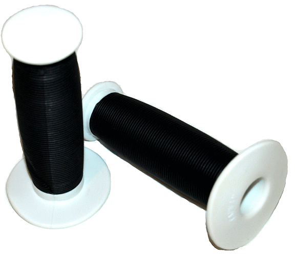 old school BMX Bicycle Grips in Black NOS #889A