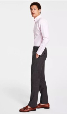 B by Brooks Brothers Mens Wool Blend Dress Suit Pants Brown Plaid 36x32 |  eBay