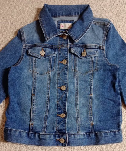 So Girls X Large Blue Denim Button Up Jean Jacket 23 - Picture 3 of 10