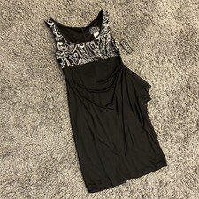 ALEX Evenings Petite NWT Sleeveless Ruched Dress Size 6P