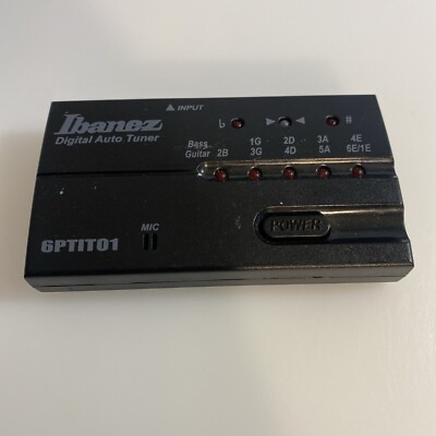 Vintage 1990s Ibanez Digital Auto Tuner Guitar & Bass Guitar Black zab