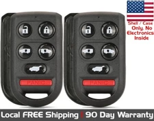 2x New Replacement Key Fob SHELL / CASE for 2005-2010 Honda Odyssey