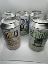 **SEALED** Funko Vinyl Soda Cans CHASE 1/6 chance. Limited Edition LOT