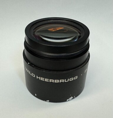 Wild Heerbrugg / Leica Plan 1X Objective Lens For Stereo Zoom Microscope