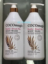 (2-Pk) COCOmagic VANILLA + BRAZIL NUT Protein-Rich Botanical Soothing BODY WASH