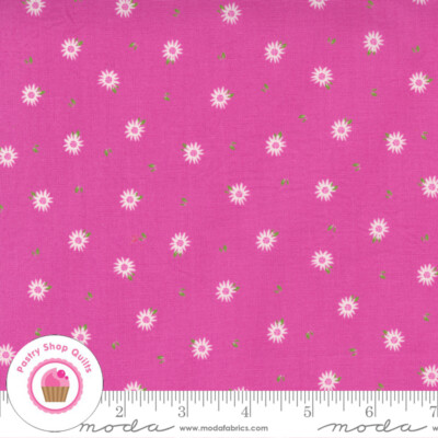 Moda SINCERELY YOURS 37614 18 Pink Daisy SHERRI & CHELSI Quilt Fabric