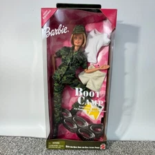 Barbie Boot Camp Doll 1999 Mattel AAFES Exclusive 26586 Bend And Move Body