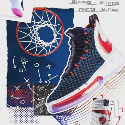 Nike Alphadunk Dunk Of Death OLYMPIC Team USA Men 10 Basketball