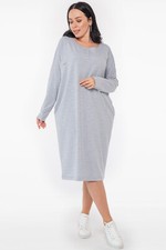 Oversize dress in light gray 2954.79