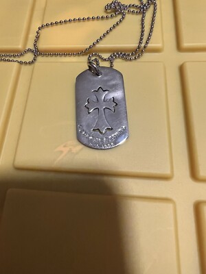 アクセサリー KiChrome Hearts Cemetery Cross Dogtag Chrome Hearts Cemetery Dog Tag | eBay