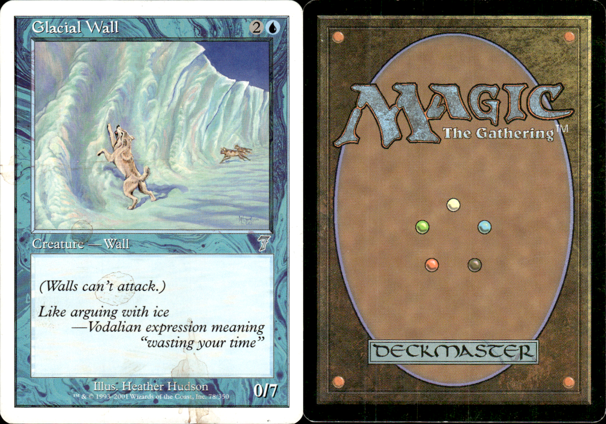 Magic the Gathering -MTG-Glacial Wall | eBay