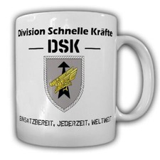 DSK Division Schnelle Kr&auml;fte BW Wappen Abzeichen Einsatz Tasse Becher #18131