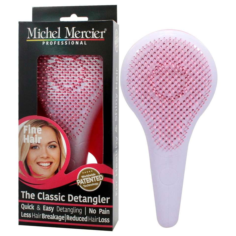 El clásico desenredante cabello fino - rosa-púrpura de Michel Mercier para unisex - 1 pieza Foto 4 de 4