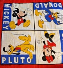 Disney Mickey Mouse Friends Handkerchief Bandana Hav-A-Hank Minnie Pluto Donald