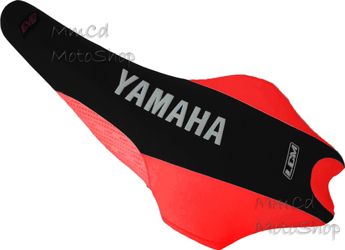 Yamaha YFZ450R YFZ 450R seat cover ultragrip 2009-2020 black red white anti slip - Picture 2 of 4