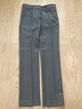 ROBERTO CAVALLI women grey 100 wool pants size I 38 / US 4 Made in Italy