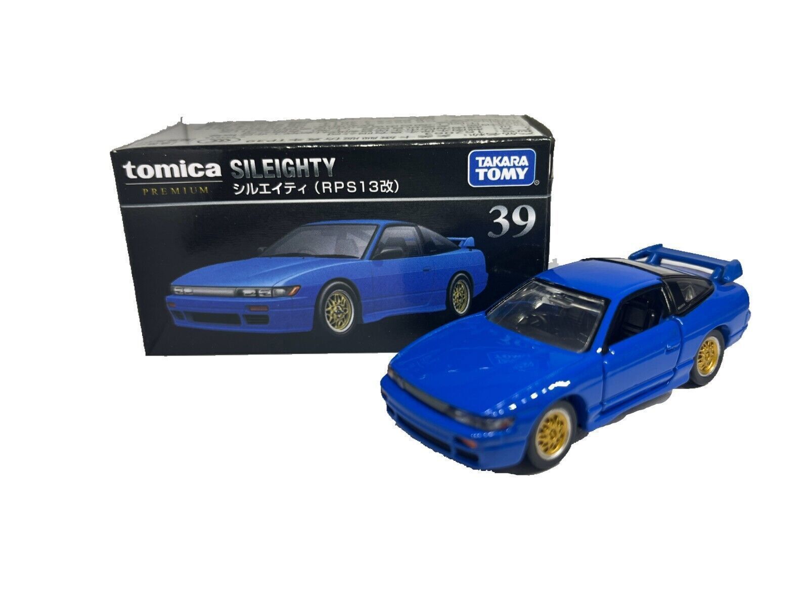 Tomica Premium TP39 Nissan Sileighty RPS13 Blue Initial D Diecast Model Car